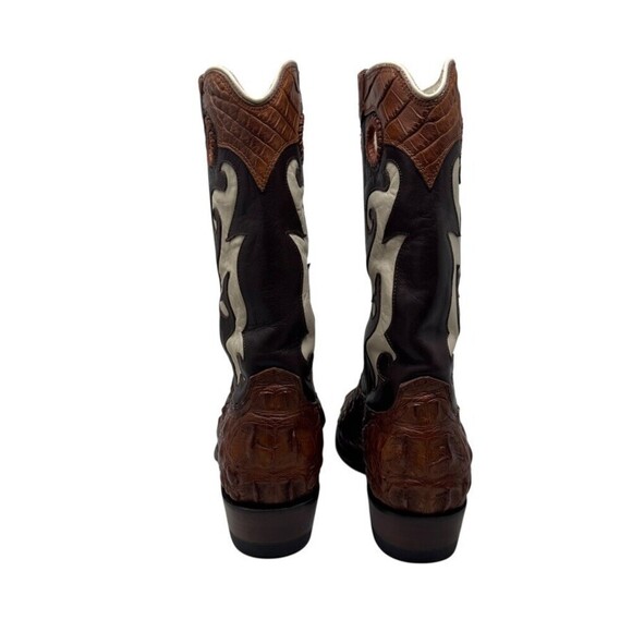 Tecovas Birthday Mens Cowboy Boots IX 9.5 EE Ltd  Hornback Alligator western NEW main image 5